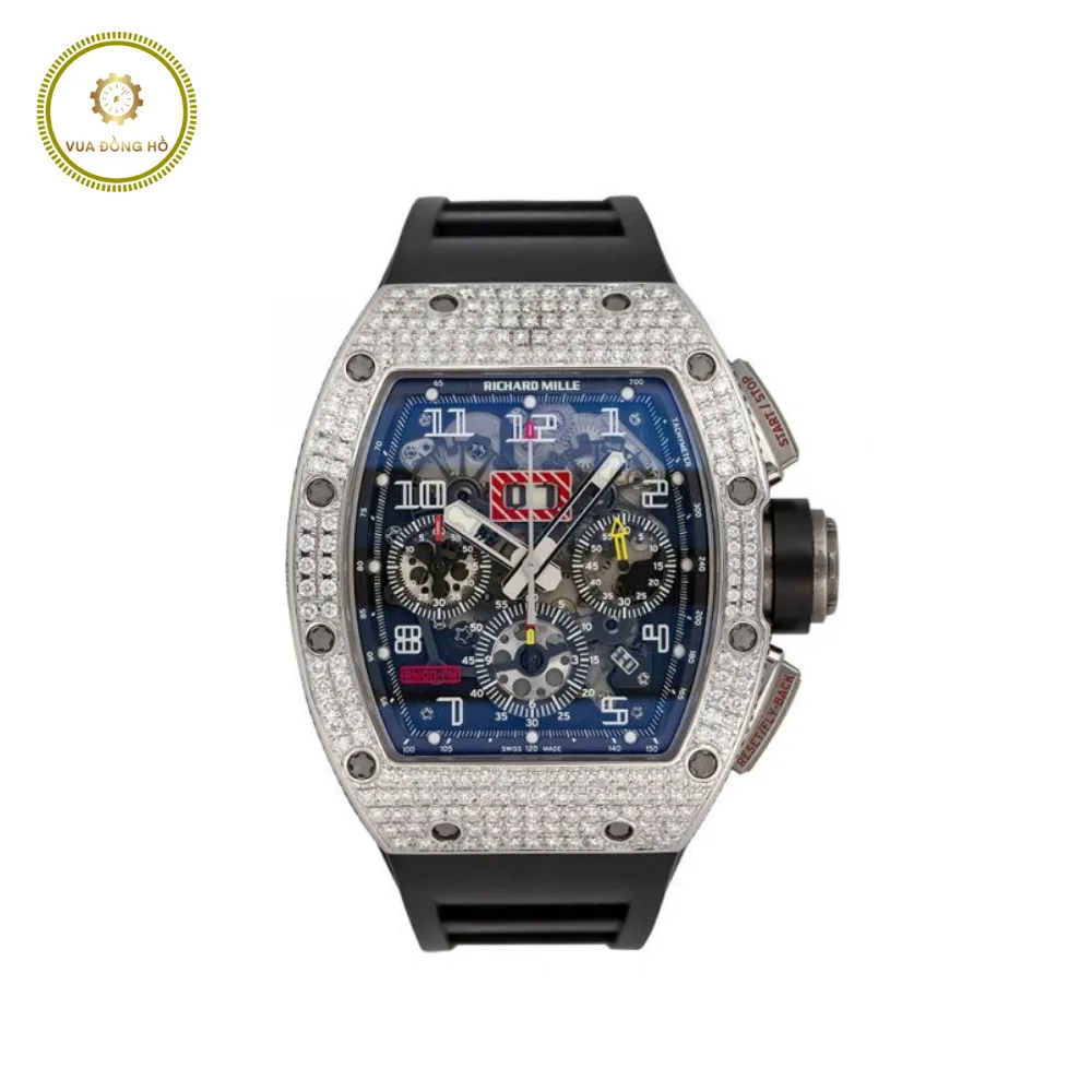 Richard Mille RM 011 Felipe Massa with Custom 18ct Gold Diamond Set Bezel